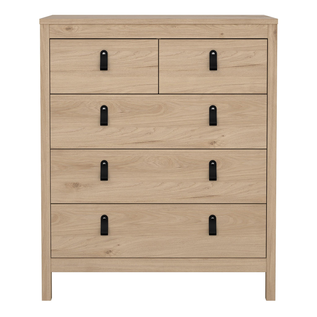 Barcelona Chest 3+2 Drawers in Jackson Hickory Oak - image 2
