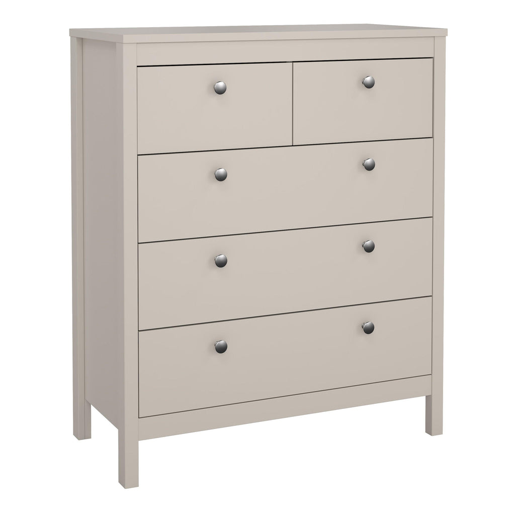 Barcelona Chest 3+2 Drawers in Cashmere - image 2