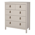 Barcelona Chest 3+2 Drawers in Cashmere - image 4
