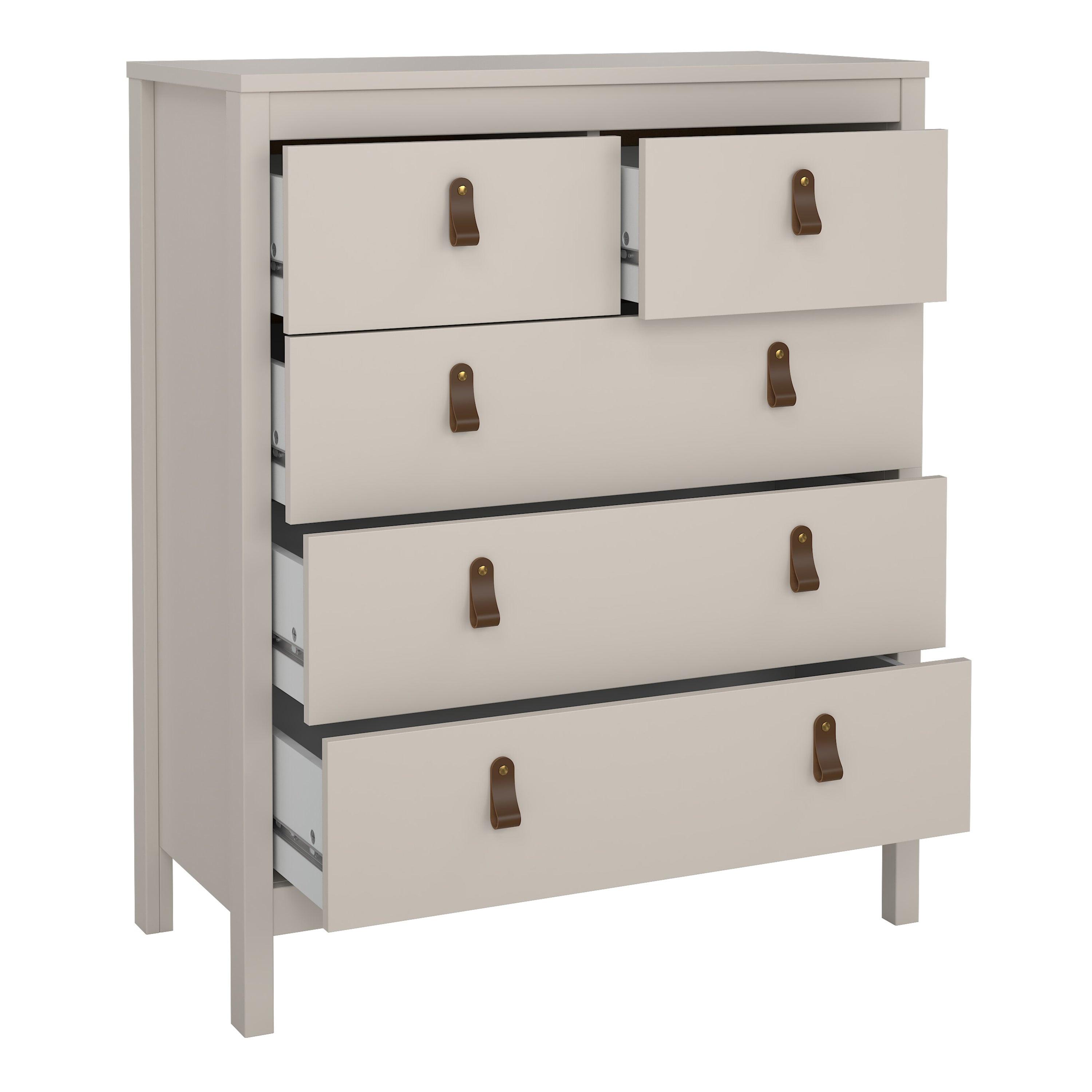 Barcelona Chest 3+2 Drawers in Cashmere - image 6