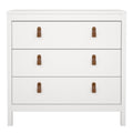 Barcelona Chest 3 Drawers in White - image 2