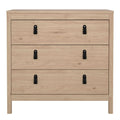 Barcelona Chest 3 Drawers in Jackson Hickory Oak - image 2