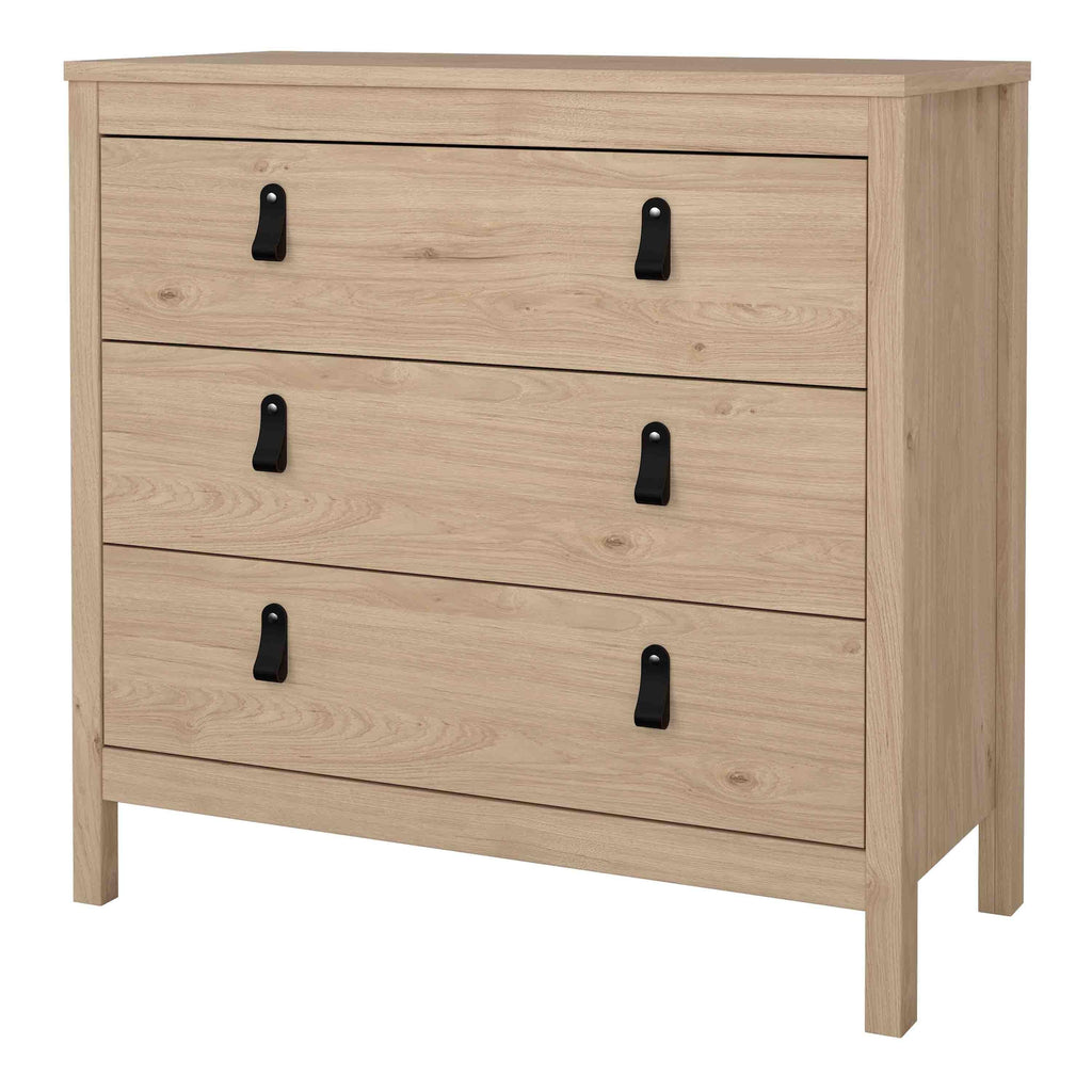 Barcelona Chest 3 Drawers in Jackson Hickory Oak - image 3