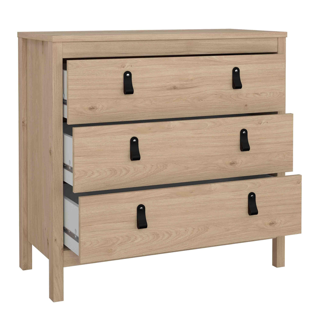 Barcelona Chest 3 Drawers in Jackson Hickory Oak - image 5