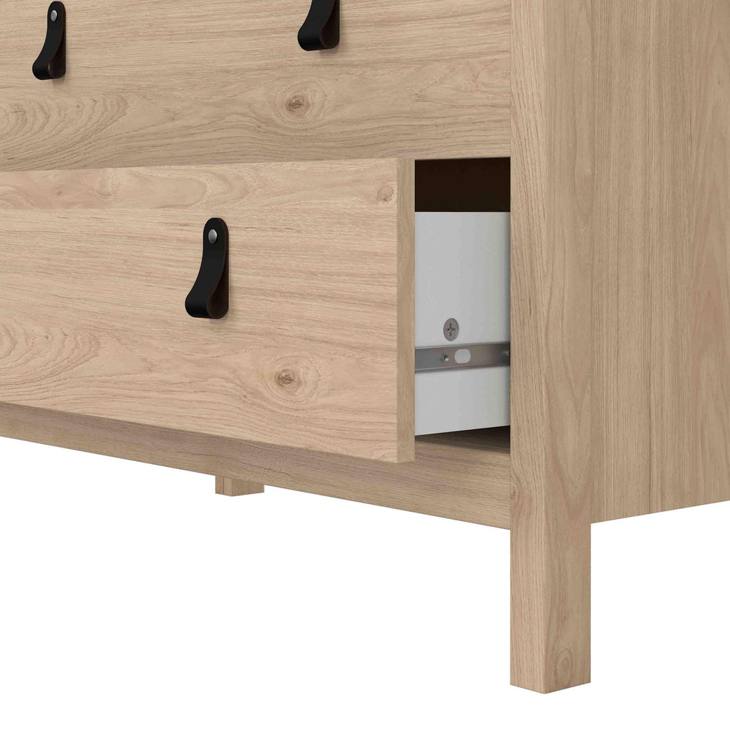 Barcelona Chest 3 Drawers in Jackson Hickory Oak - image 8