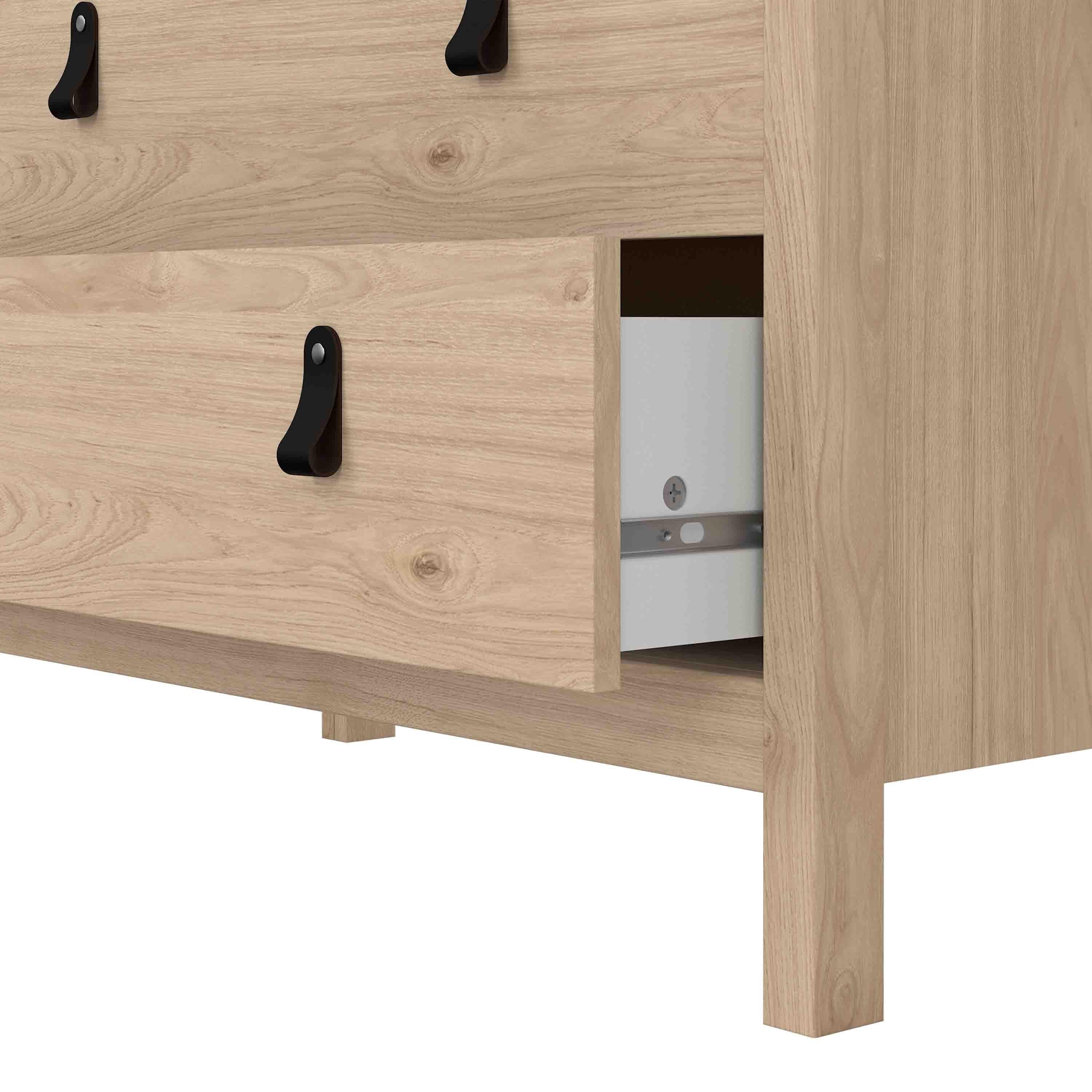 Barcelona Chest 3 Drawers in Jackson Hickory Oak - image 8