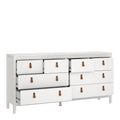 Barcelona Double Dresser 4+4 Drawers in White - image 4