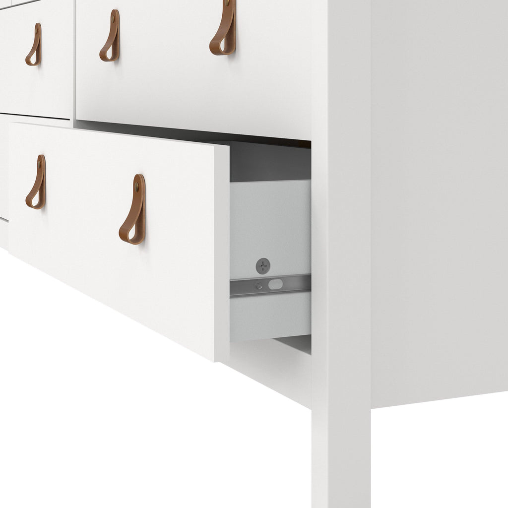 Barcelona Double Dresser 4+4 Drawers in White - image 7