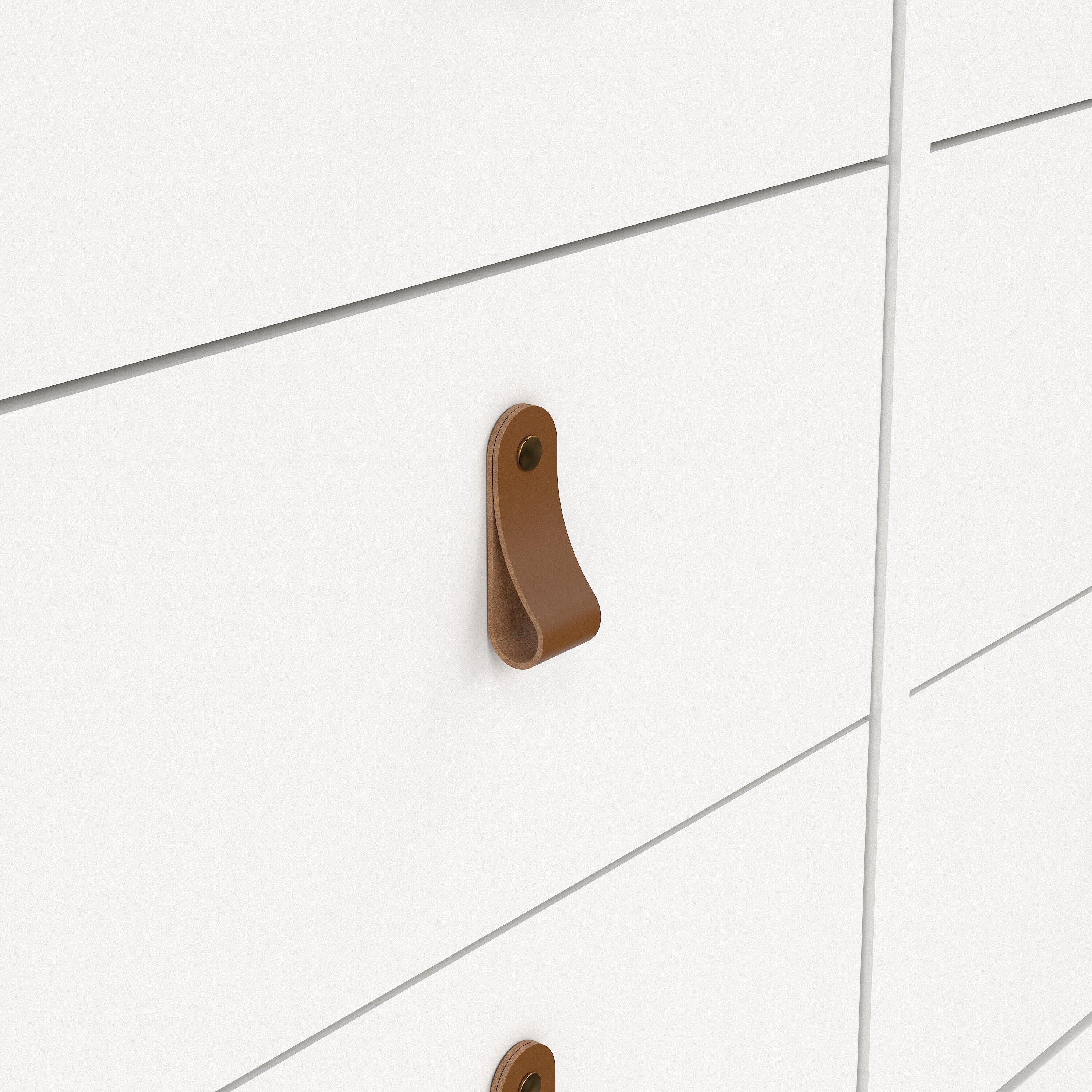 Barcelona Double Dresser 4+4 Drawers in White - image 8