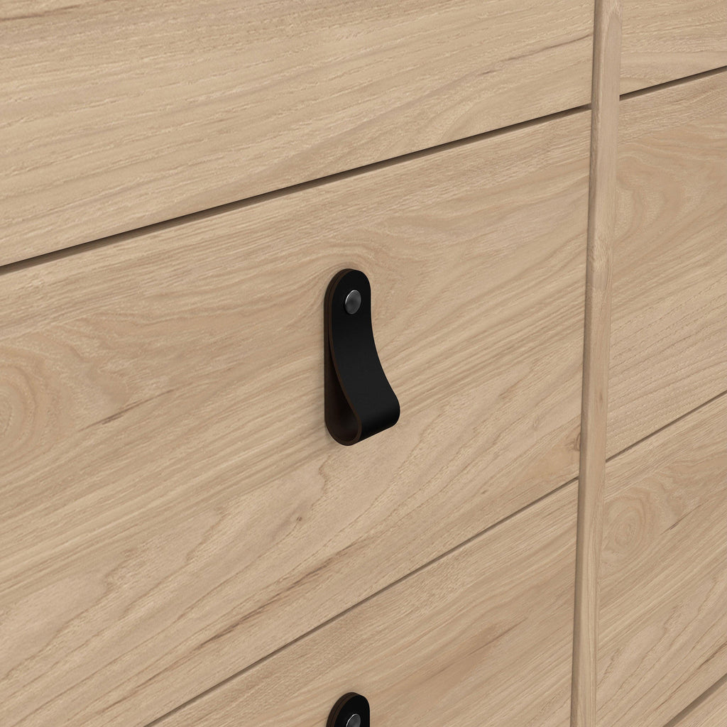 Barcelona Double Dresser 4+4 Drawers in Jackson Hickory Oak - image 8