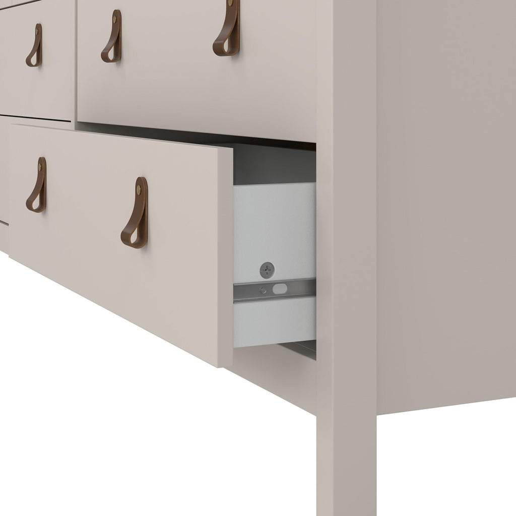 Barcelona Double Dresser 4+4 Drawers in Cashmere - image 10