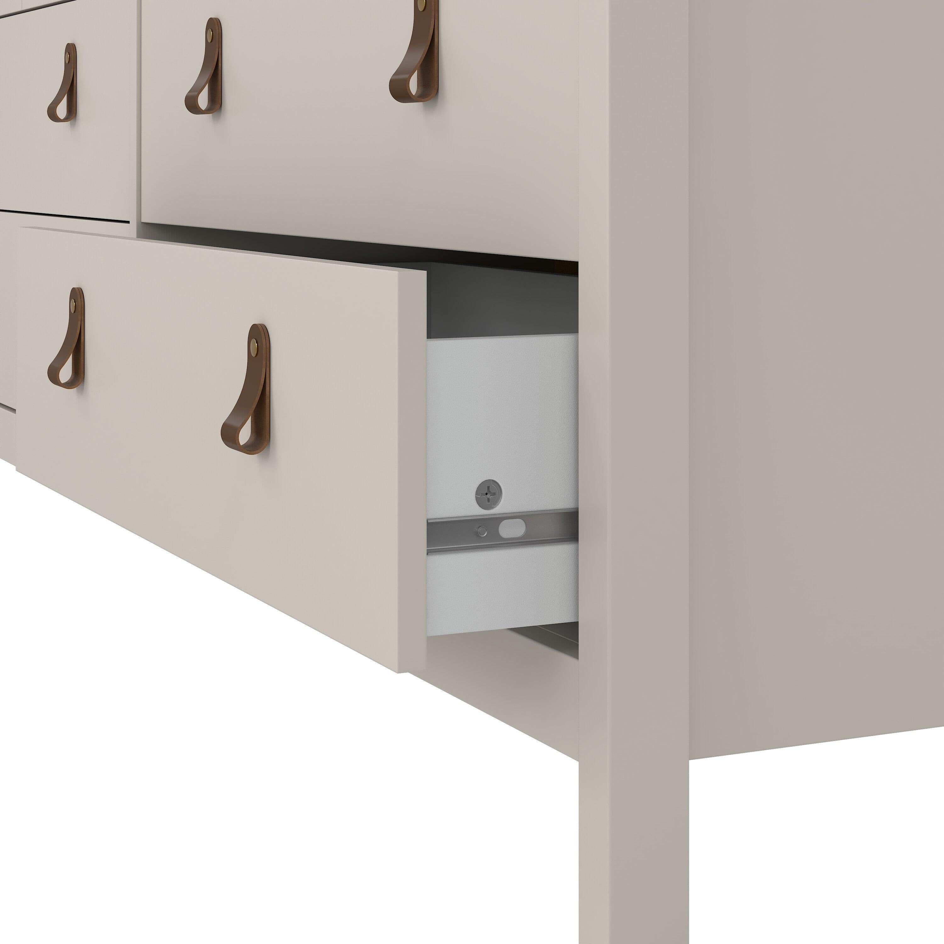 Barcelona Double Dresser 4+4 Drawers in Cashmere - image 10