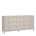 Barcelona Double Dresser 4+4 Drawers in Cashmere - image 2