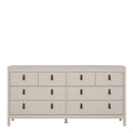 Barcelona Double Dresser 4+4 Drawers in Cashmere - image 3
