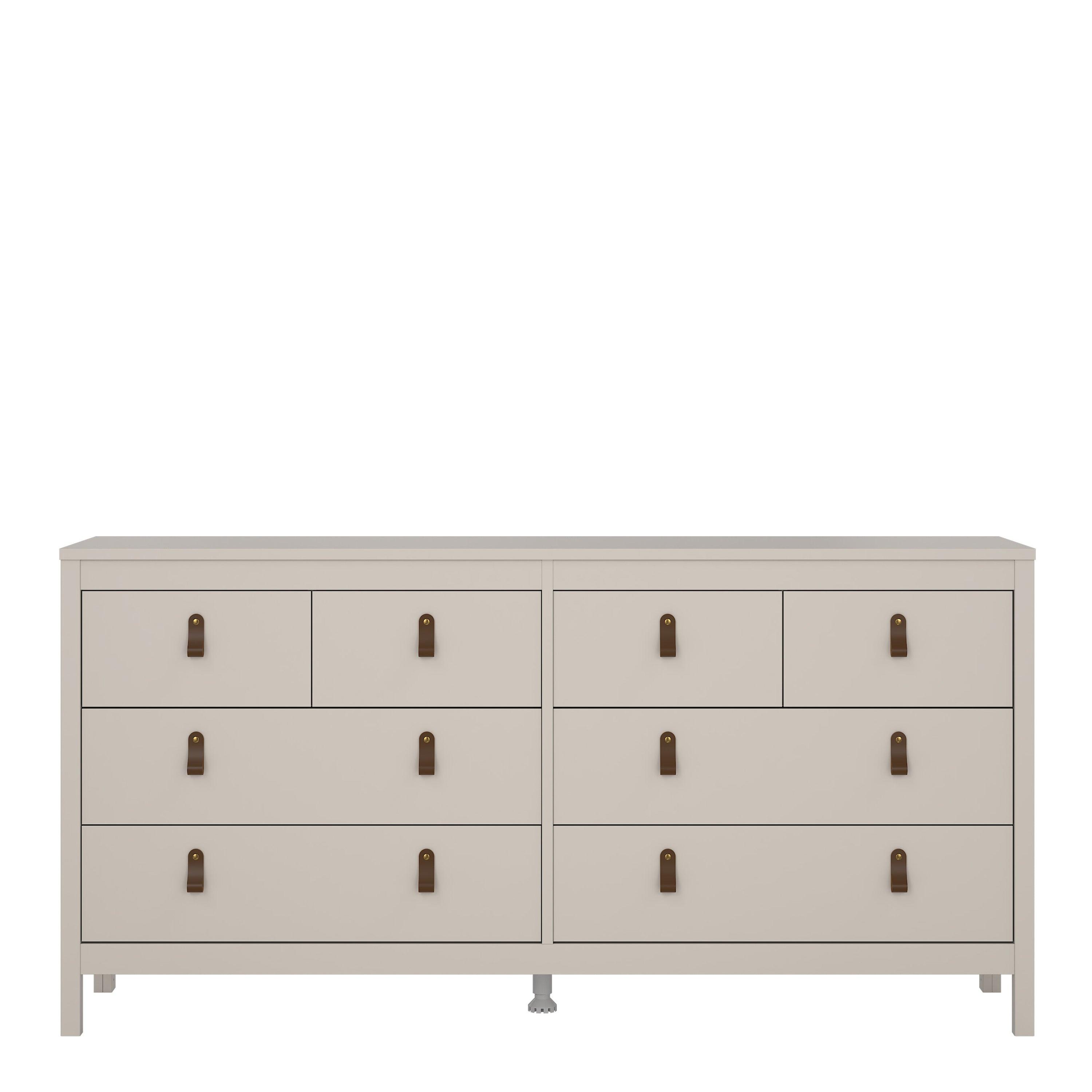 Barcelona Double Dresser 4+4 Drawers in Cashmere - image 3