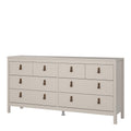 Barcelona Double Dresser 4+4 Drawers in Cashmere - image 4