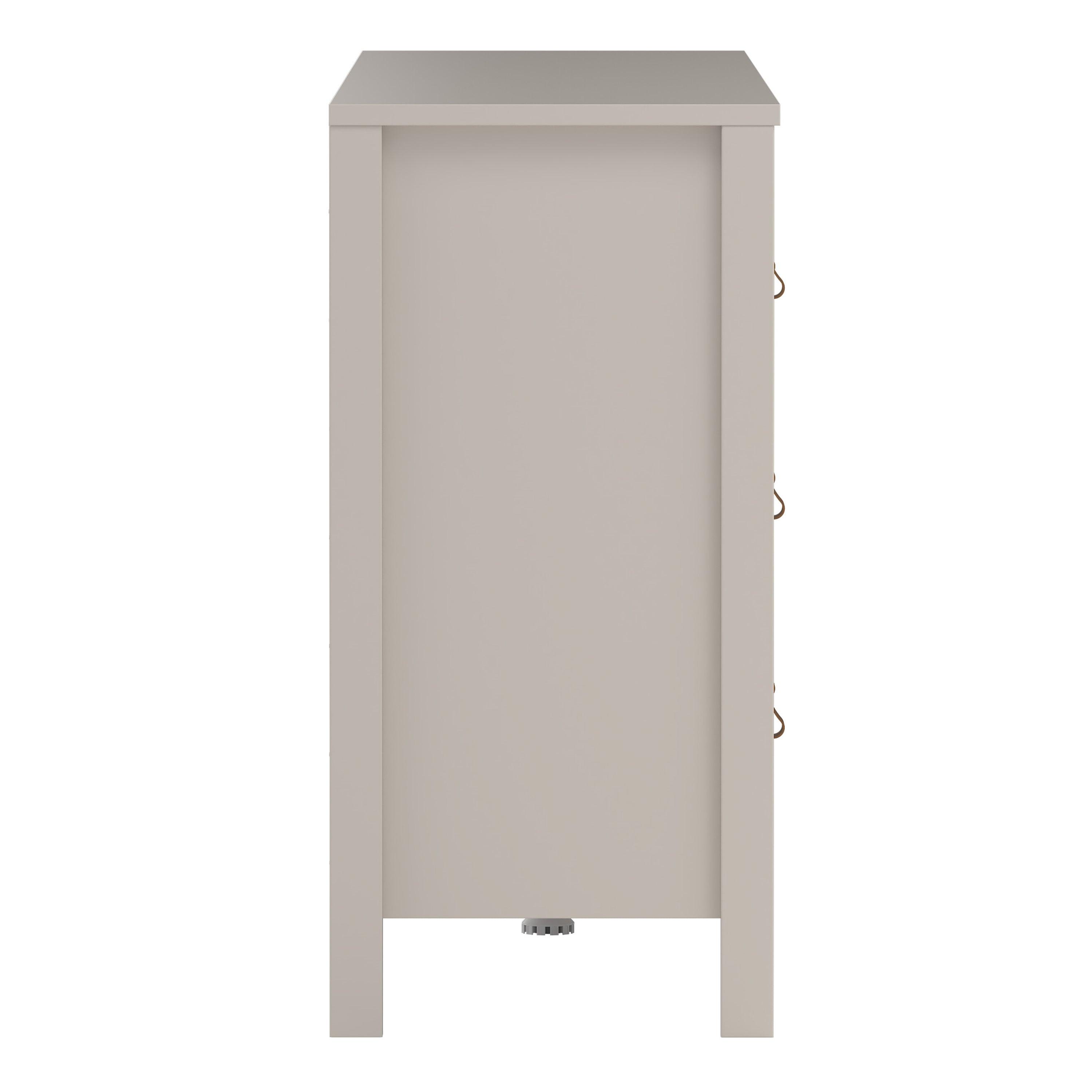 Barcelona Double Dresser 4+4 Drawers in Cashmere - image 5