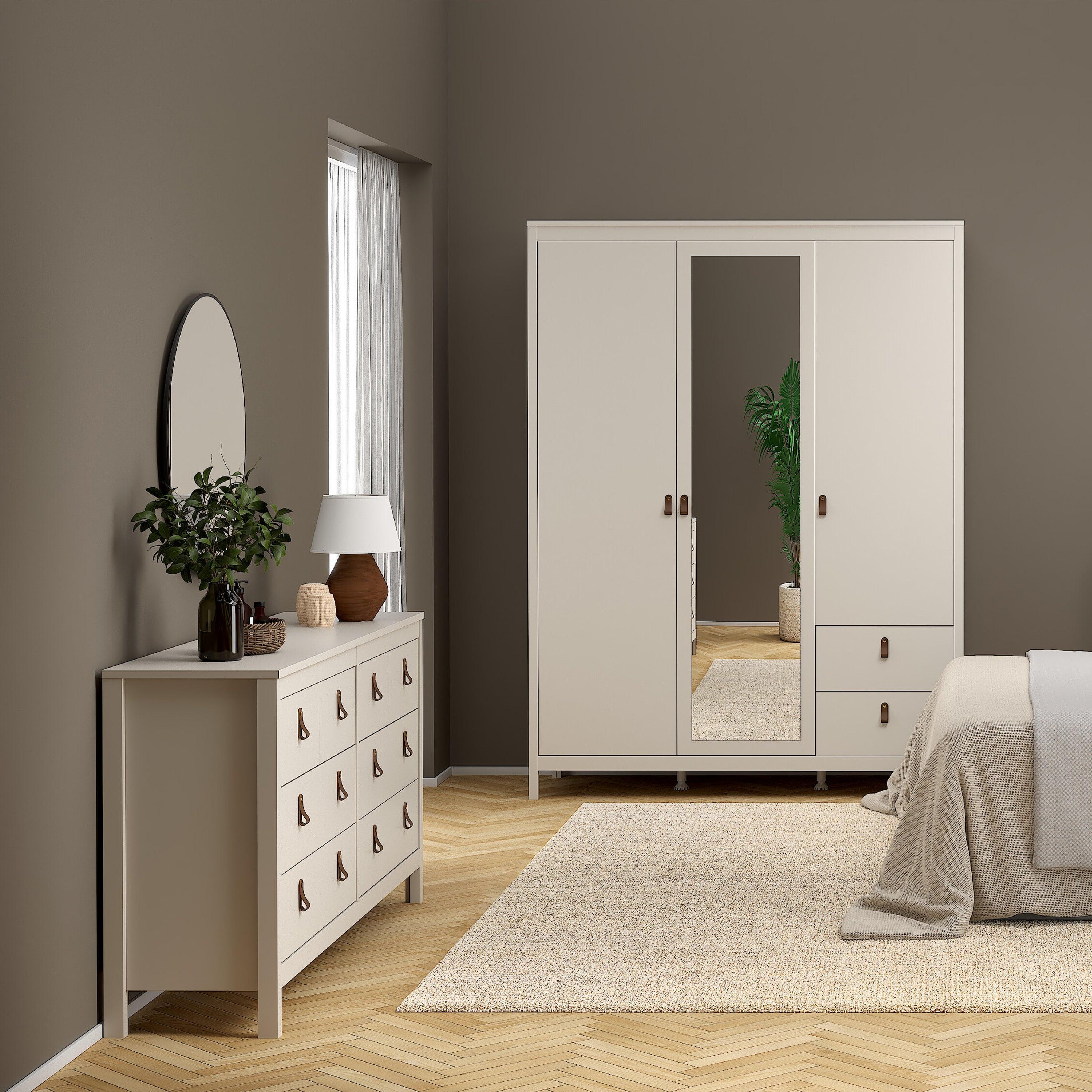 Barcelona Double Dresser 4+4 Drawers in Cashmere - image 7