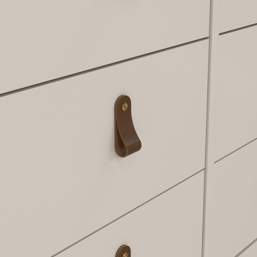 Barcelona Double Dresser 4+4 Drawers in Cashmere - image 9