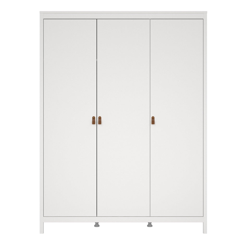 Barcelona Wardrobe with 3 Doors in White - image 2