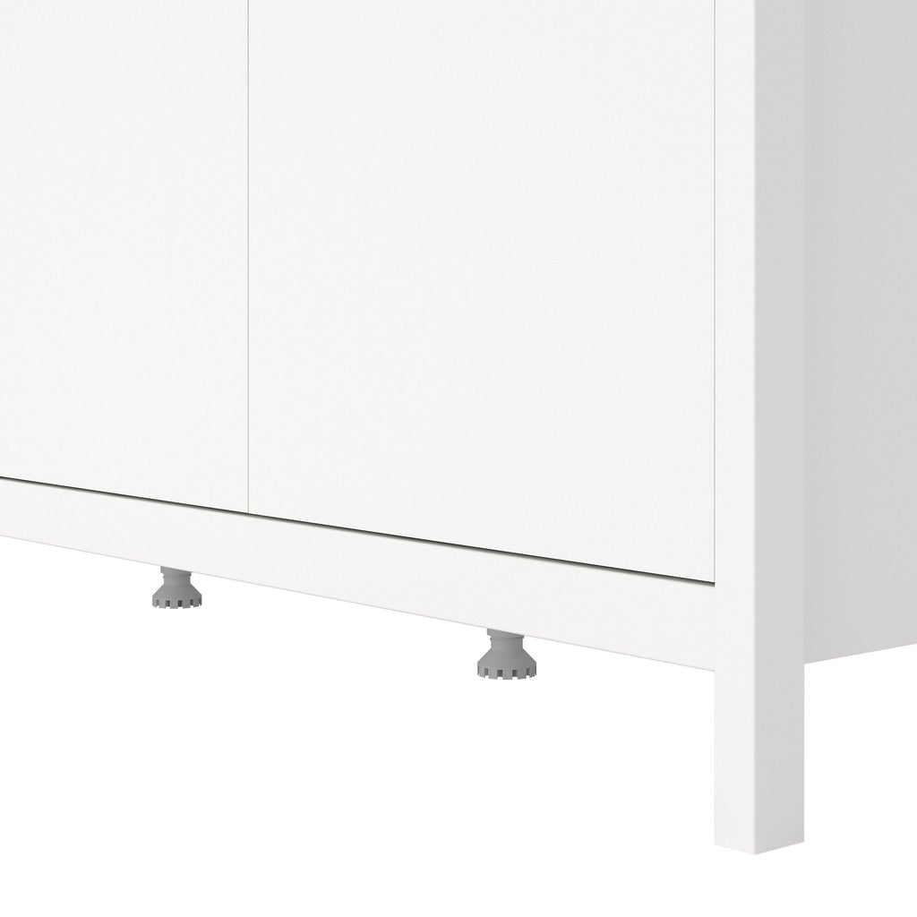 Barcelona Wardrobe with 3 Doors in White - image 9