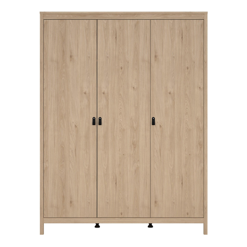Barcelona Wardrobe with 3 Doors in Jackson Hickory Oak - image 2