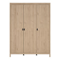 Barcelona Wardrobe with 3 Doors in Jackson Hickory Oak - image 2