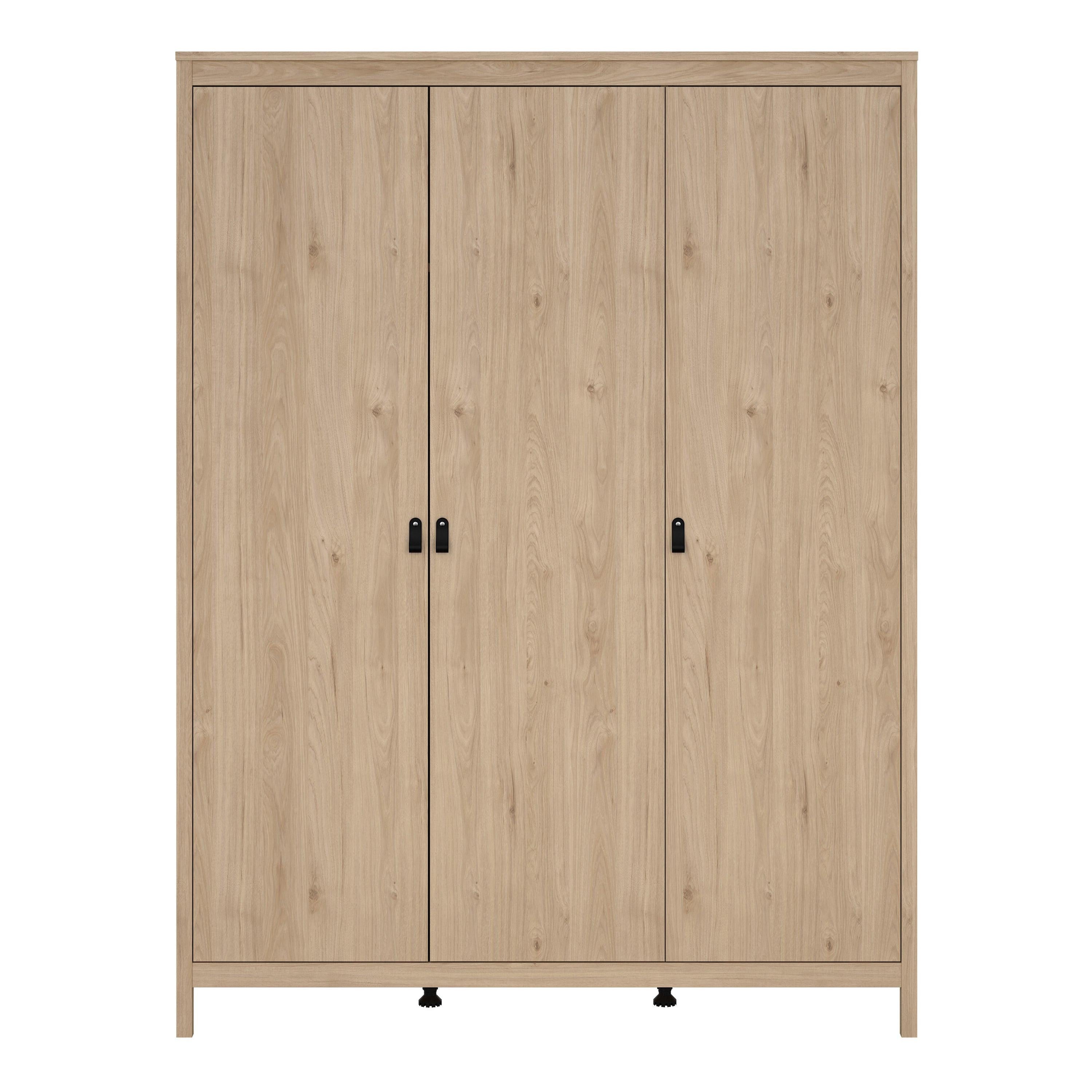 Barcelona Wardrobe with 3 Doors in Jackson Hickory Oak - image 2