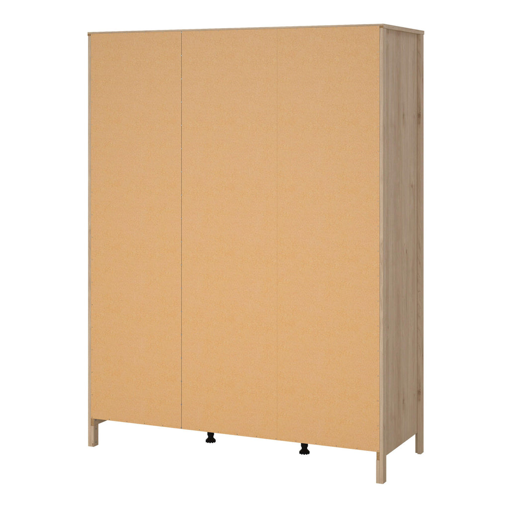 Barcelona Wardrobe with 3 Doors in Jackson Hickory Oak - image 4