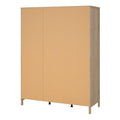 Barcelona Wardrobe with 3 Doors in Jackson Hickory Oak - image 4