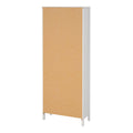Barcelona China Cabinet 2 Glass Doors with 3 Drawers in White - image 4