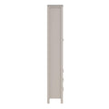 Barcelona China Cabinet 2 Glass Doors with 3 Drawers in Cashmere - image 5