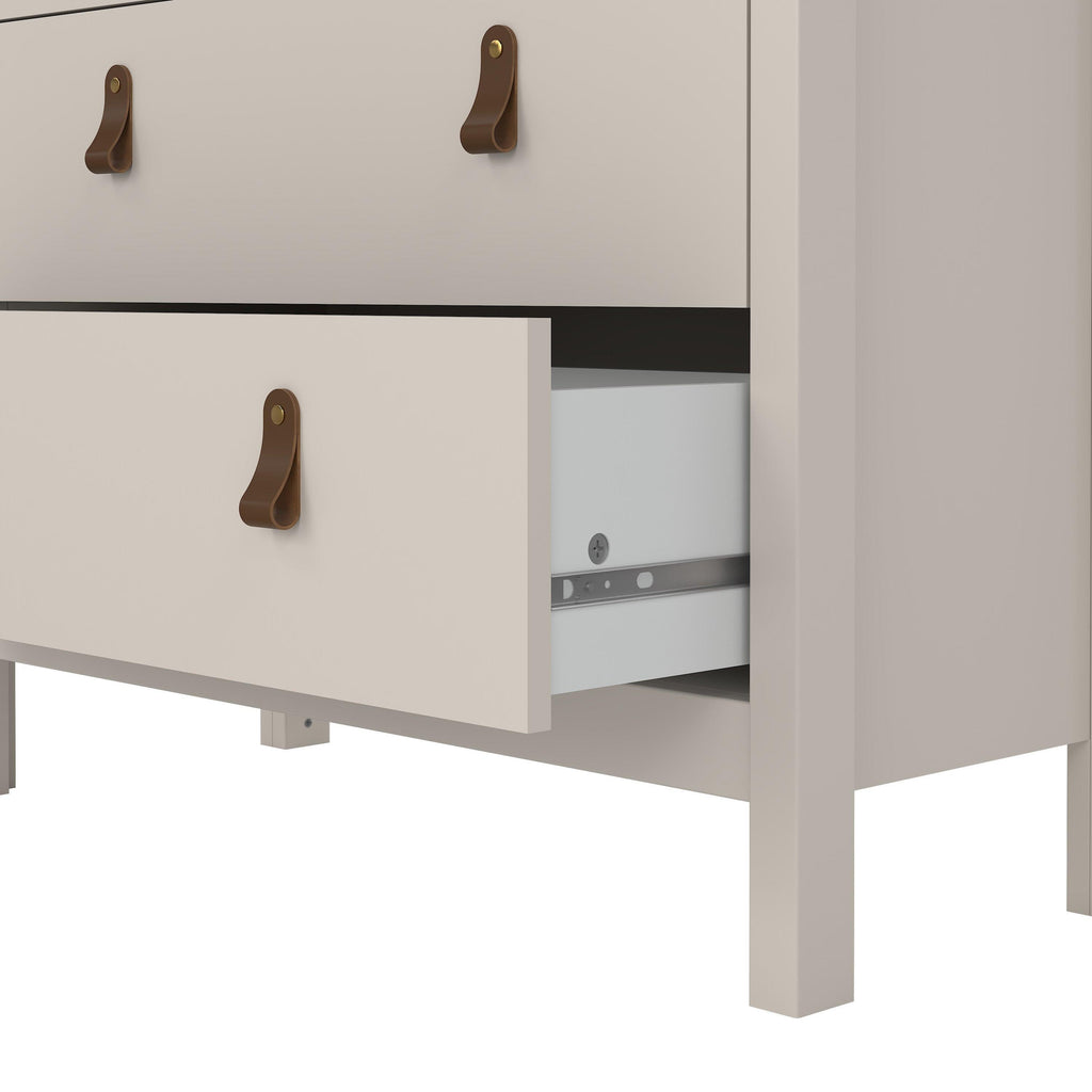 Barcelona China Cabinet 2 Glass Doors with 3 Drawers in Cashmere - image 9