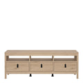Barcelona TV-Unit 3 Drawers in Jackson Hickory Oak - image 2