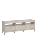 Barcelona TV Unit 3 Drawers in Cashmere - image 2