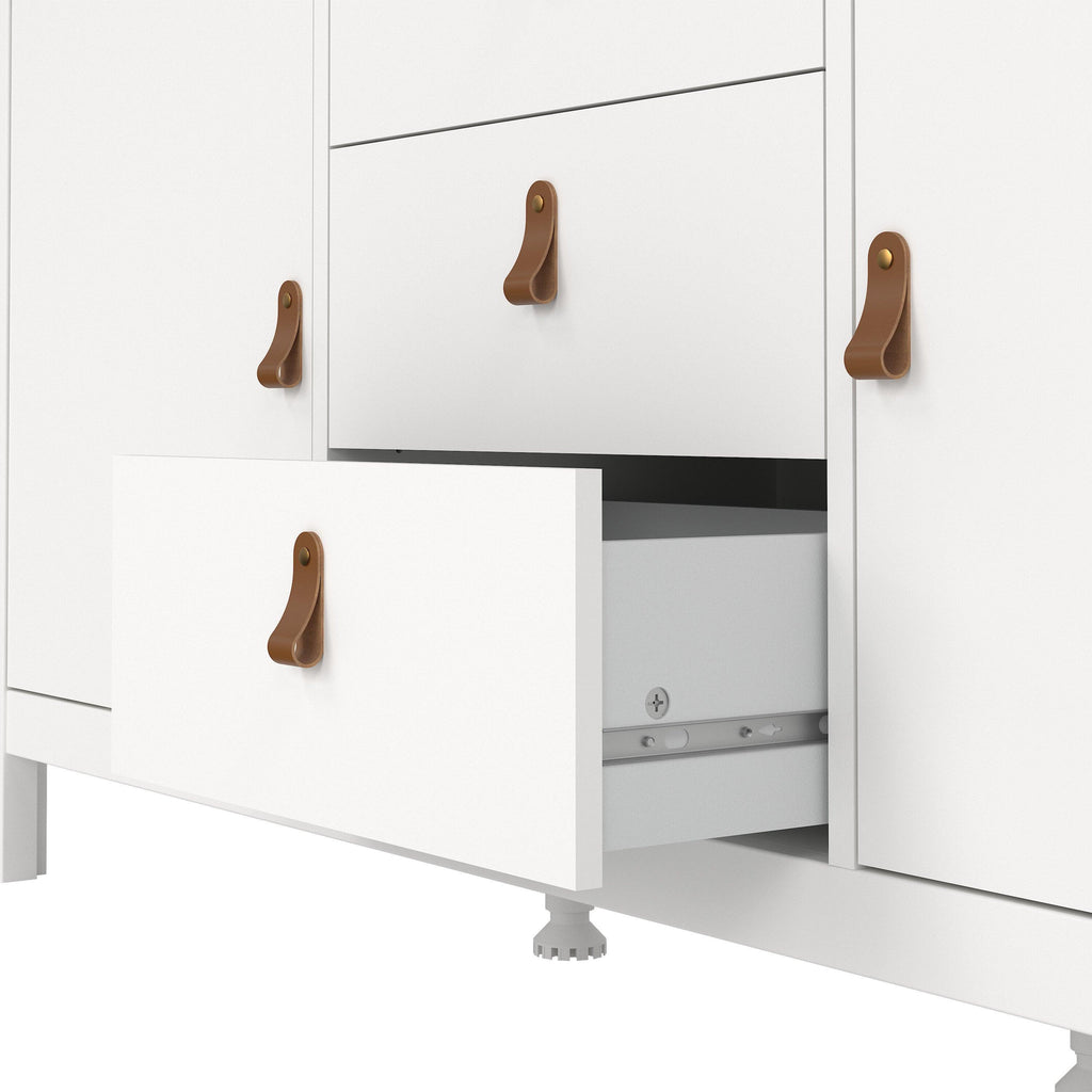 Barcelona Sideboard 2 Doors 3 Drawers in White - image 7