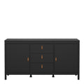 Barcelona Sideboard 2 Doors 3 Drawers in Matt Black - image 2