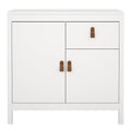 Barcelona Sideboard 2 Doors 1 Drawer in White - image 2