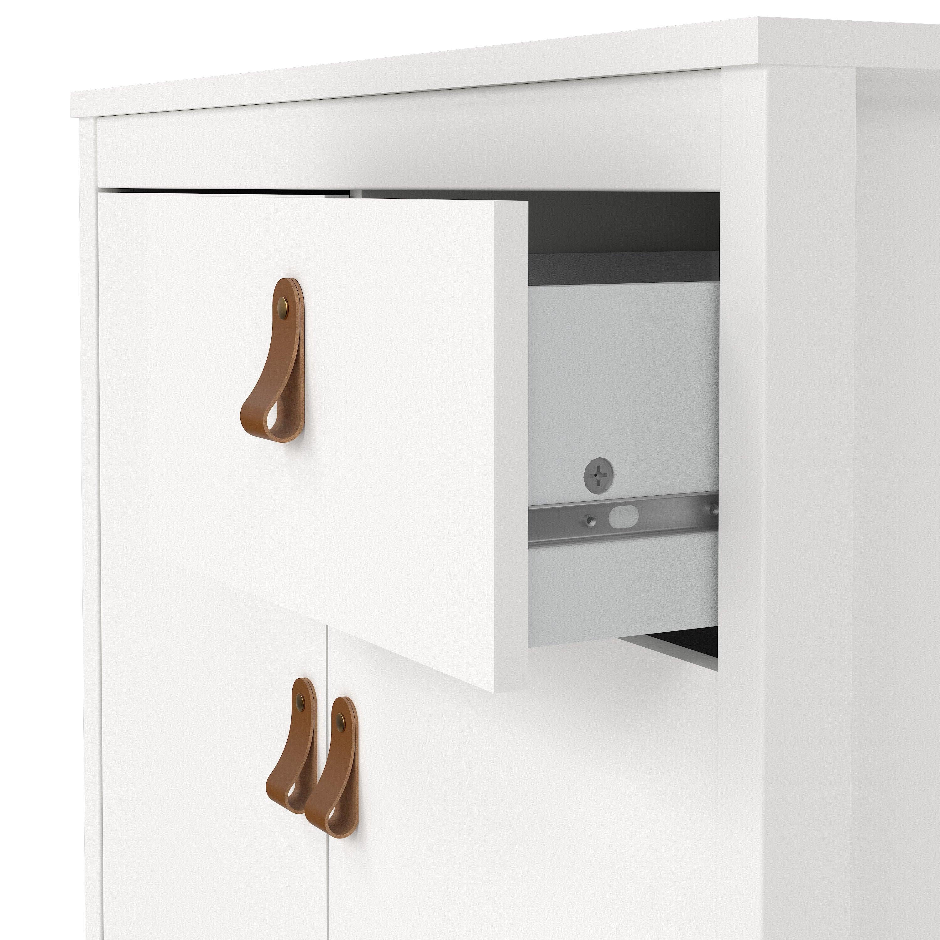 Barcelona Sideboard 2 Doors 1 Drawer in White - image 7