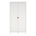 Barcelona Wardrobe with 2 Doors in White - image 2