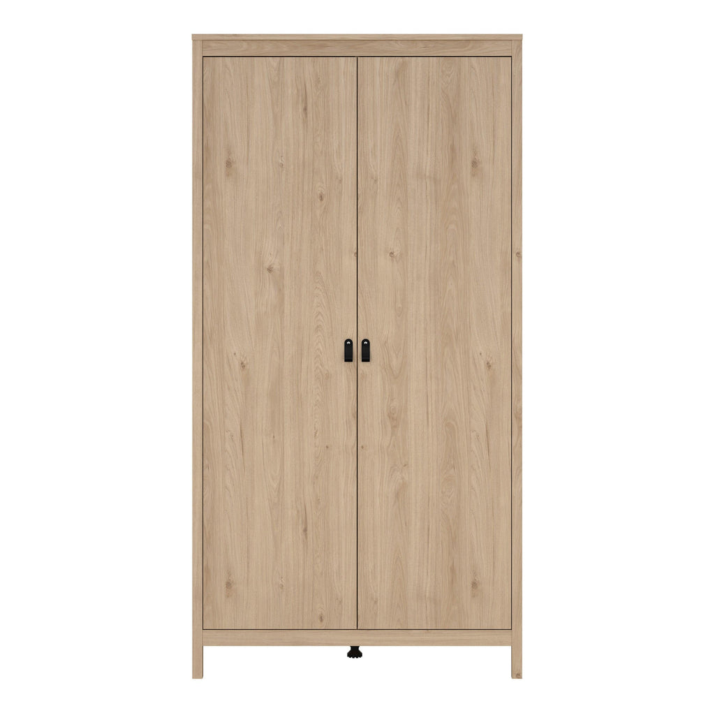 Barcelona Wardrobe with 2 Doors in Jackson Hickory Oak - image 2