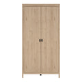 Barcelona Wardrobe with 2 Doors in Jackson Hickory Oak - image 2