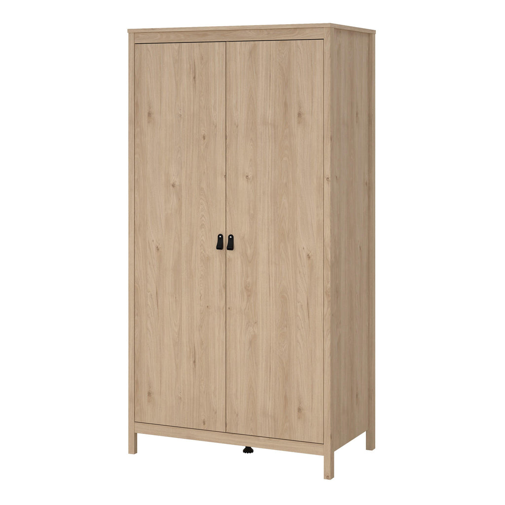 Barcelona Wardrobe with 2 Doors in Jackson Hickory Oak - image 3
