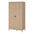 Barcelona Wardrobe with 2 Doors in Jackson Hickory Oak - image 3