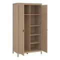 Barcelona Wardrobe with 2 Doors in Jackson Hickory Oak - image 5