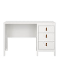 Barcelona Desk 3 Drawers in White - image 2