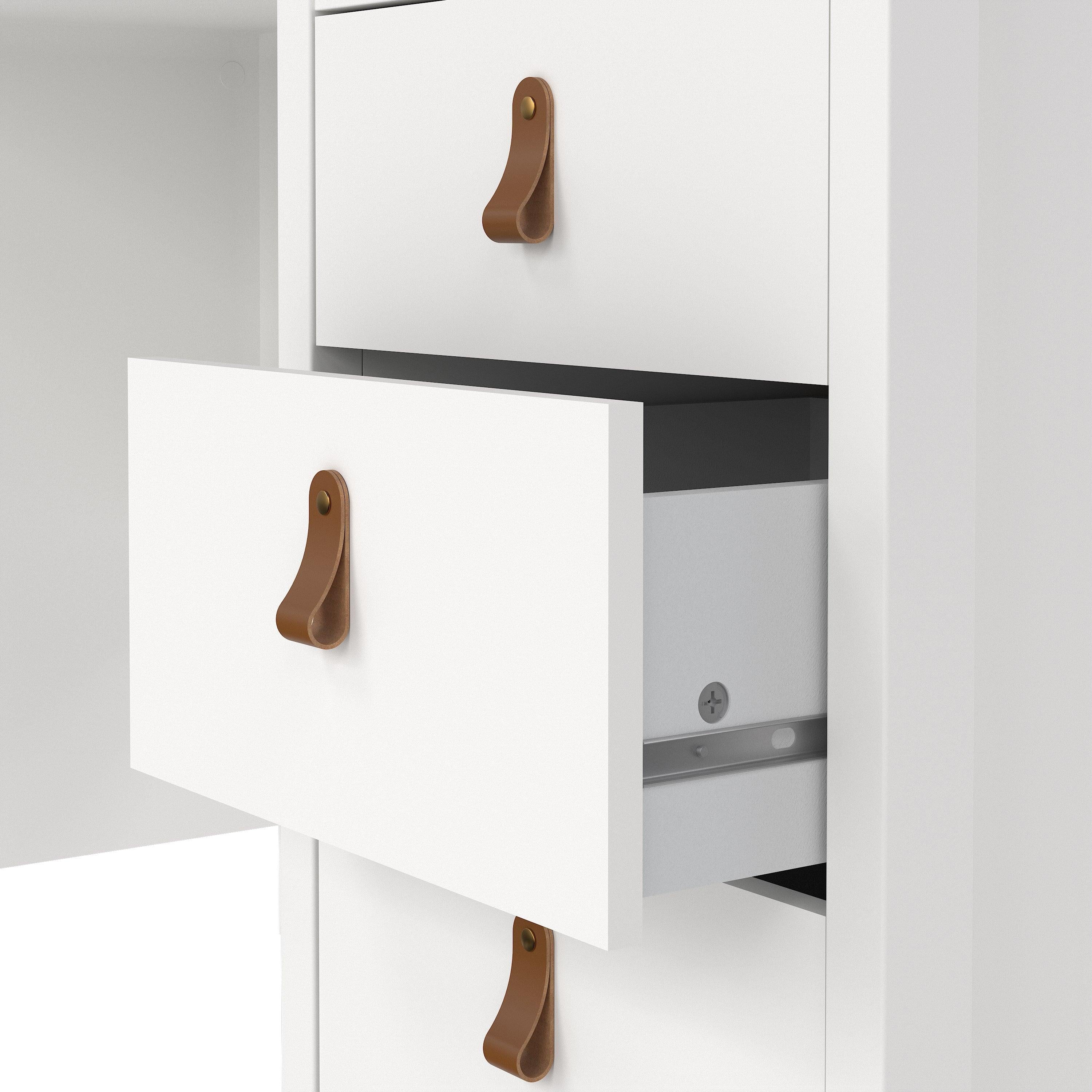 Barcelona Desk 3 Drawers in White - image 9