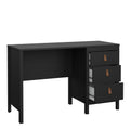 Barcelona Desk 3 Drawers in Matt Black - image 5