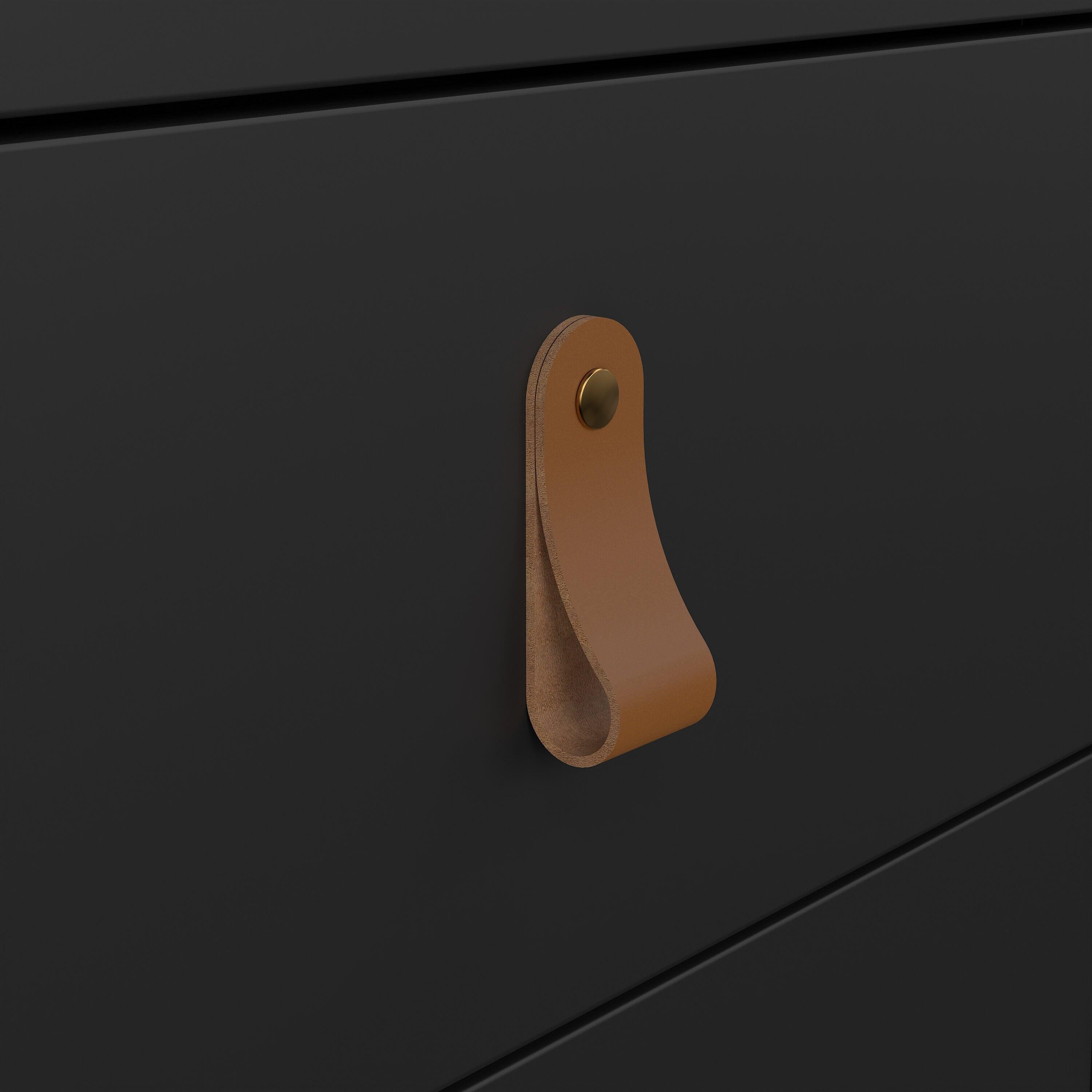 Barcelona Desk 3 Drawers in Matt Black - image 7