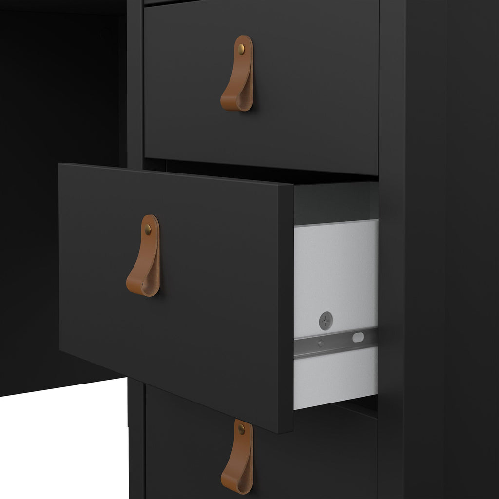 Barcelona Desk 3 Drawers in Matt Black - image 8